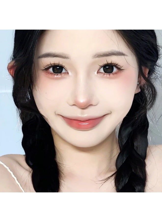 Freshlady Black Colored Contact Lenses 14.50mm 2 Pcs – Soft Comfortable Yearly Lenses, Natural Big Eye Effect, Stylish Mixed-Race Look, Daily Wear & Party - Image 4